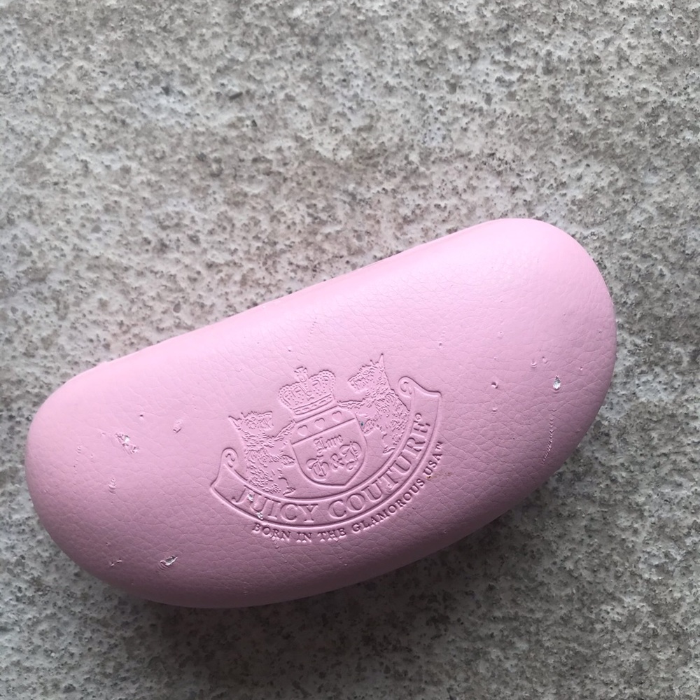 Rare Juicy Couture Pink Sunglasses case